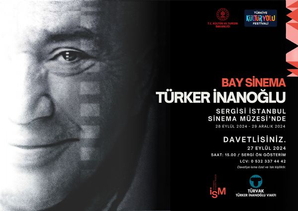 Mr. Cinema: Türker İnanoğlu Exhibition at the Istanbul Cinema Museum, September 28 - December 29!